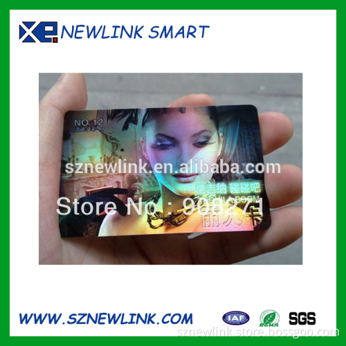 PVC Card Printing With Full Version/Page Hologram / Hot Stamping